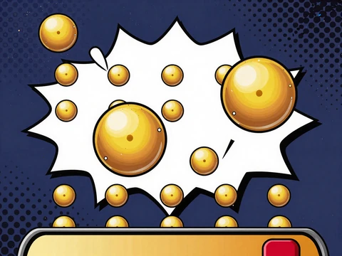 Plinko1000 Crash Game Thumbnail mit fallenden goldenen Kugeln