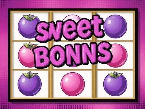 Sweet Bonanza Slot Thumbnail mit bunten S&uuml;&szlig;igkeiten